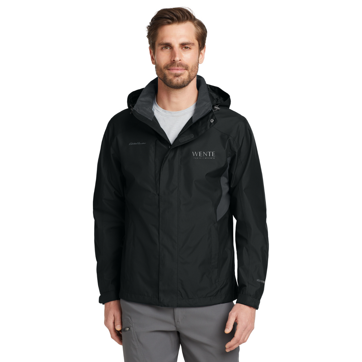 Eddie Bauer Rain Jacket — model