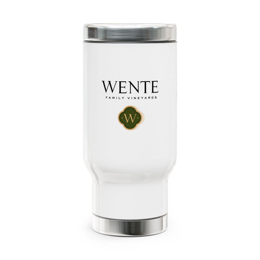 Stainless Steel Travel Mug with Handle, 14oz