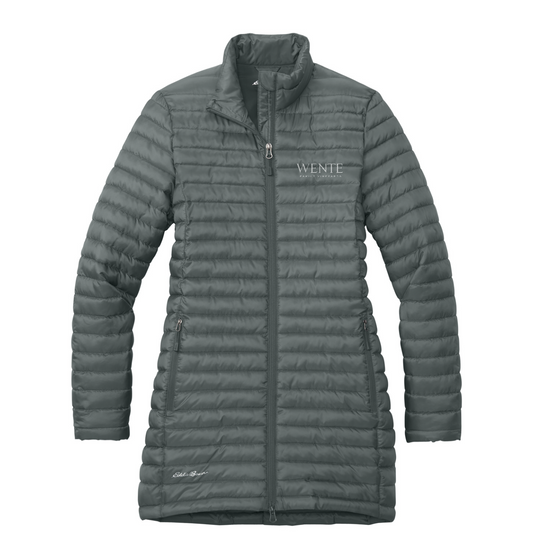 Eddie Bauer Women's Packable Quilted Full-Zip — Metal Grey