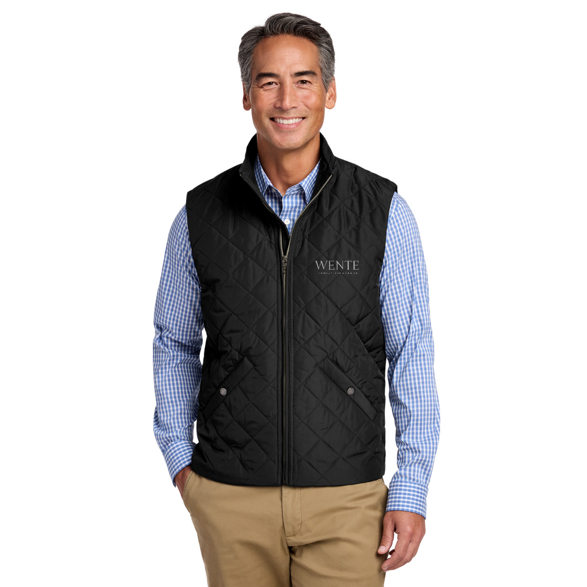 Brooks Brothers Quilted Vest — model
