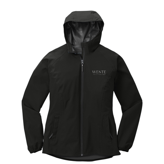 Port Authority  Women's Essential Rain Jacket — Deep Black