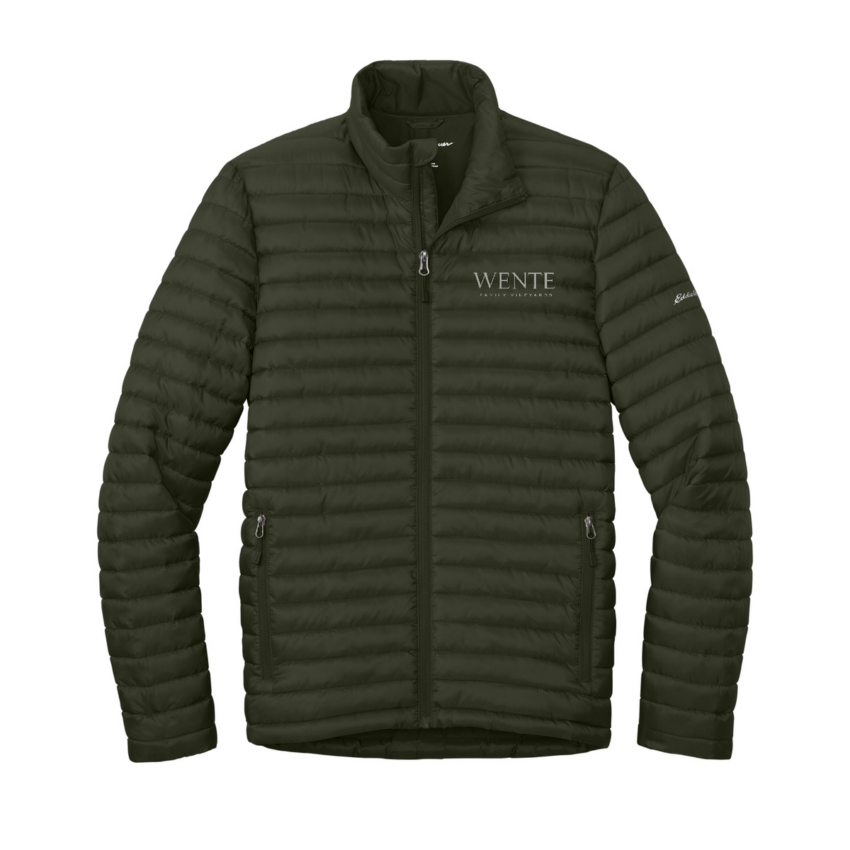 Eddie Bauer Packable Quilted Full-Zip — Olive Green